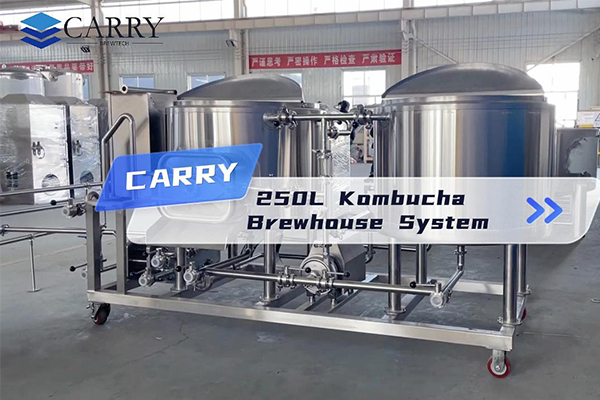 Carry Brewtech · 250L Kombucha Brewhouse System.
