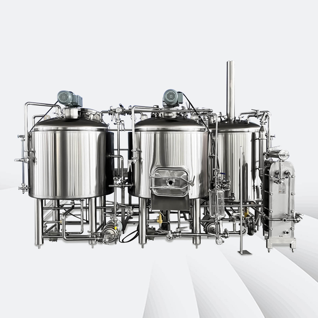 10BBL 3-vessel Steam Heating Brewhouse