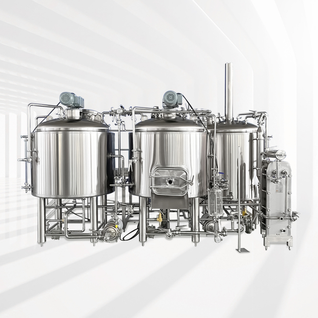10BBL 3-vessel Steam Heating Brewhouse