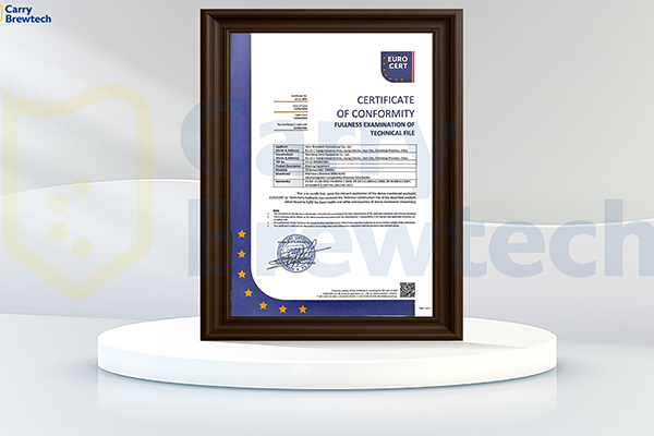 CARRY BREWTECHCE · Certification Renewed!