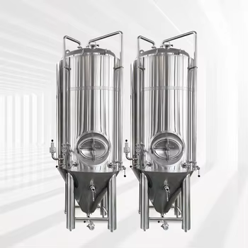 Tanque de Fermentación de Cerveza Alto y Estrecho